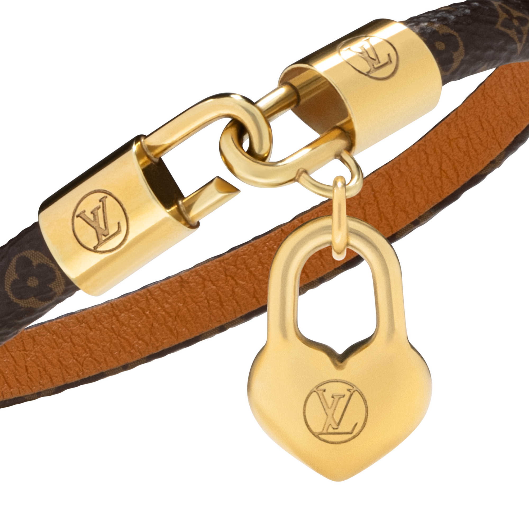 Crazy In Lock Charm Bracelet Monogram Canvas - Fashion Jewellery